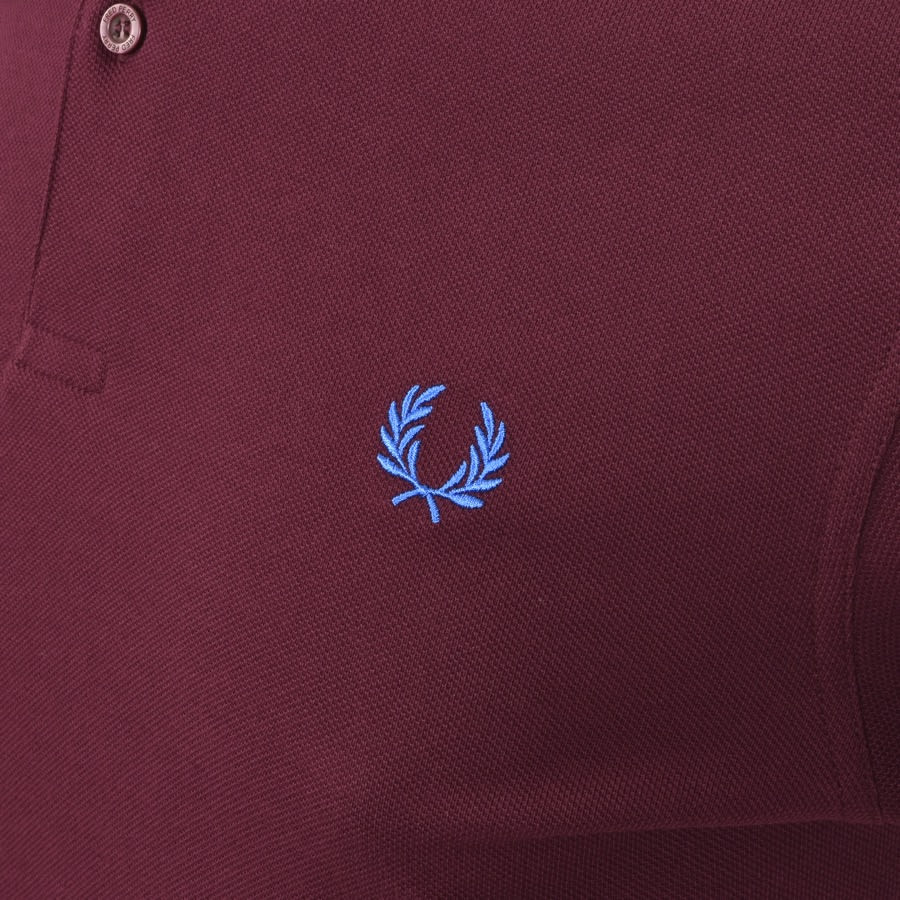 Alternative Image for ProductFred Perry Twin Tipped Polo T Shirt Burgundy3